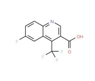 6-fluoro-4-(trifluoromethyl)quinoline-3-carboxylic acid - chemical structure image