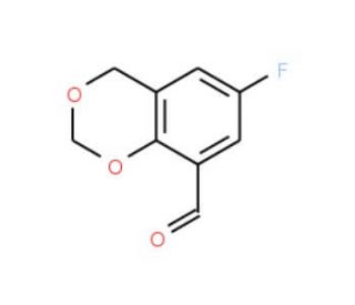 6-Fluoro-4H-1,3-benzodioxine-8-carboxaldehyde (CAS 306934-87-2) - chemical structure image