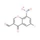 6-Fluoro-8-nitrochromone-3-carboxaldehyde (CAS 351003-07-1) - chemical structure image