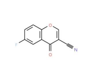 6-Fluorochromone-3-carbonitrile (CAS 227202-21-3) - chemical structure image