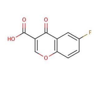 6-Fluorochromone-3-carboxylic acid (CAS 71346-17-3) - chemical structure image