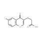 6-Fluorochromone-3-propionic acid (CAS 870704-01-1) - chemical structure image
