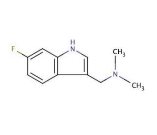 6-Fluorogramine (CAS 343-93-1) - chemical structure image
