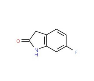 6-Fluorooxindole (CAS 56341-39-0) - chemical structure image