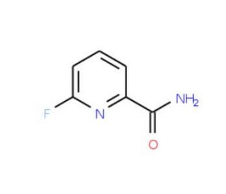 6-Fluoropyridine-2-carboxamide (CAS 369-03-9) - chemical structure image