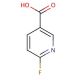 6-Fluoropyridine-3-carboxylic acid (CAS 403-45-2) - chemical structure image