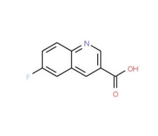 6-Fluoroquinoline-3-carboxylic acid (CAS 116293-90-4) - chemical structure image