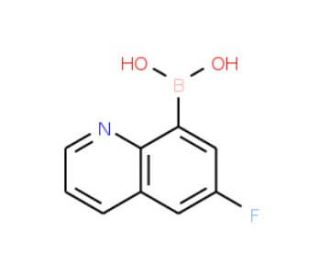 6-Fluoroquinoline-8-boronic acid (CAS 1072951-44-0) - chemical structure image