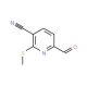 6-Formyl-2-(methylthio)nicotinonitrile (CAS 175277-27-7) - chemical structure image