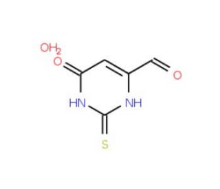 6-Formyl-2-thiouracil hydrate (CAS 16953-46-1) - chemical structure image