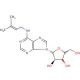 6-(γ,γ-Dimethylallylamino)purine riboside (CAS 7724-76-7) - chemical structure image