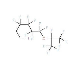 6-(Heptafluoroisopropoxy)-1-iodo-1H,1H,2H,2H-octafluorohexane (CAS 25080-24-4) - chemical structure image