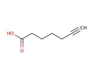 6-Heptynoic acid (CAS 30964-00-2) - chemical structure image