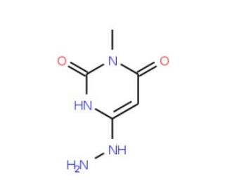 6-Hydrazino-3-methylpyrimidine-2,4(1H,3H)-dione (CAS 1142201-78-2) - chemical structure image