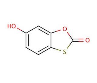 6-Hydroxy-1,3-benzoxathiol-2-one (CAS 4991-65-5) - chemical structure image