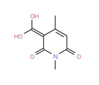 6-Hydroxy-1,4-dimethyl-2-oxo-1,2-dihydro-pyridine-3-carboxylic acid - chemical structure image