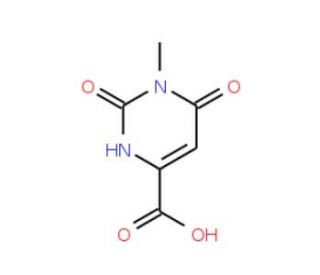 6-Hydroxy-1-methyl-2-oxo-1,2-dihydro-4-pyrimidinecarboxylic acid (CAS 439109-81-6) - chemical structure image