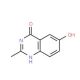 6-Hydroxy-2-methylquinazolin-4(3H)-one (CAS 1882-77-5) - chemical structure image