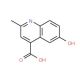 6-Hydroxy-2-methylquinoline-4-carboxylic acid - chemical structure image