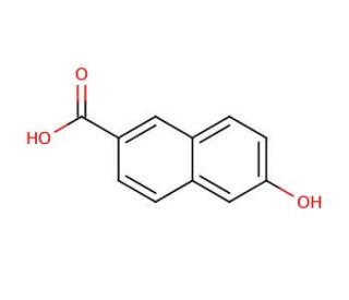6-Hydroxy-2-naphthoic acid (CAS 16712-64-4) - chemical structure image