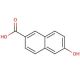 6-Hydroxy-2-naphthoic acid (CAS 16712-64-4) - chemical structure image
