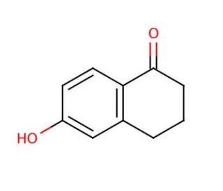 6-Hydroxy-3,4-dihydro-1(2H)-naphthalenone (CAS 3470-50-6) - chemical structure image