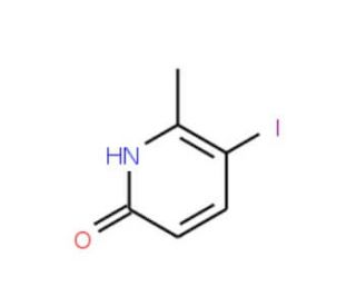 6-Hydroxy-3-iodo-2-methylpyridine (CAS 927870-76-6) - chemical structure image