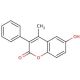6-hydroxy-4-methyl-3-phenyl-2H-chromen-2-one - chemical structure image