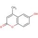 6-Hydroxy-4-methylcoumarin (CAS 2373-31-1) - chemical structure image