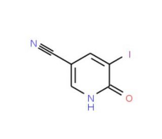 6-Hydroxy-5-iodonicotinonitrile - chemical structure image