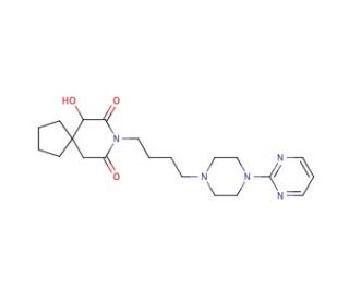 6-Hydroxy buspirone (CAS 125481-61-0) - chemical structure image