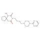 6-Hydroxy buspirone (CAS 125481-61-0) - chemical structure image