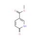6-Hydroxy-nicotinic acid methyl ester (CAS 66171-50-4) - chemical structure image