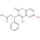 6-Hydroxy Warfarin (CAS 17834-02-5) - chemical structure image