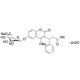 6-Hydroxy warfarin β-D-glucuronide Disodium Salt - chemical structure image