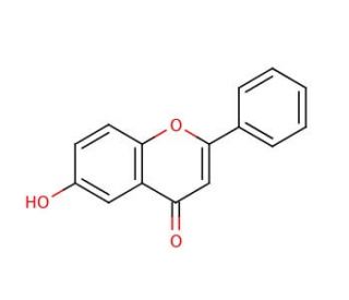6-Hydroxyflavone (CAS 6665-83-4) - chemical structure image