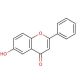 6-Hydroxyflavone (CAS 6665-83-4) - chemical structure image