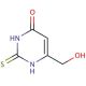 6-(Hydroxymethyl)-2-thiouracil - chemical structure image
