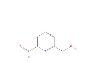 6-(Hydroxymethyl)pyridine-2-carboxaldehyde (CAS 39621-11-9) - chemical structure image