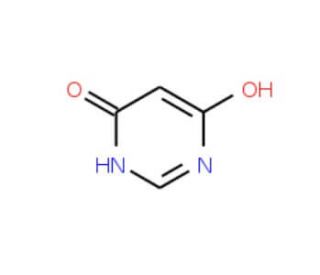 6-hydroxypyrimidin-4(3H)-one (CAS 1193-24-4) - chemical structure image