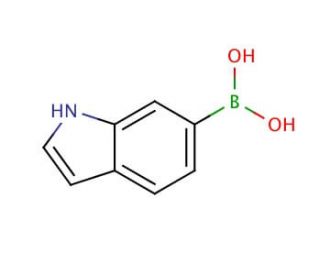6-Indolylboronic acid (CAS 147621-18-9) - chemical structure image