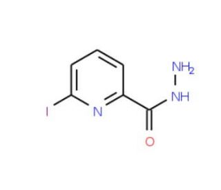 6-Iodo-pyridine-2-carboxylic acid hydrazide (CAS 851102-43-7) - chemical structure image