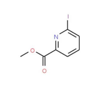6-Iodo-pyridine-2-carboxylic acid methyl ester (CAS 849830-15-5) - chemical structure image