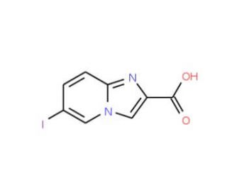 6-Iodoimidazo[1,2-a]pyridine-2-carboxylic acid (CAS 478040-59-4) - chemical structure image