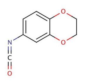 6-Isocyanato-1,4-benzodioxane (CAS 100275-94-3) - chemical structure image