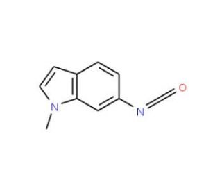 6-Isocyanato-1-methyl-1H-indole (CAS 898289-03-7) - chemical structure image