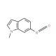 6-Isocyanato-1-methyl-1H-indole (CAS 898289-03-7) - chemical structure image