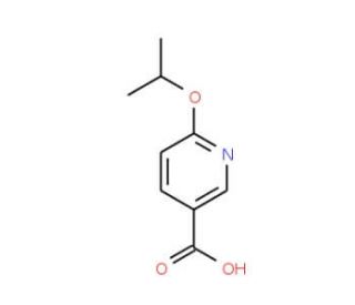 6-isopropoxynicotinic acid (CAS 223127-05-7) - chemical structure image
