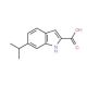 6-isopropyl-1H-indole-2-carboxylic acid - chemical structure image