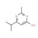 6-isopropyl-2-methylpyrimidin-4-ol (CAS 34126-99-3) - chemical structure image